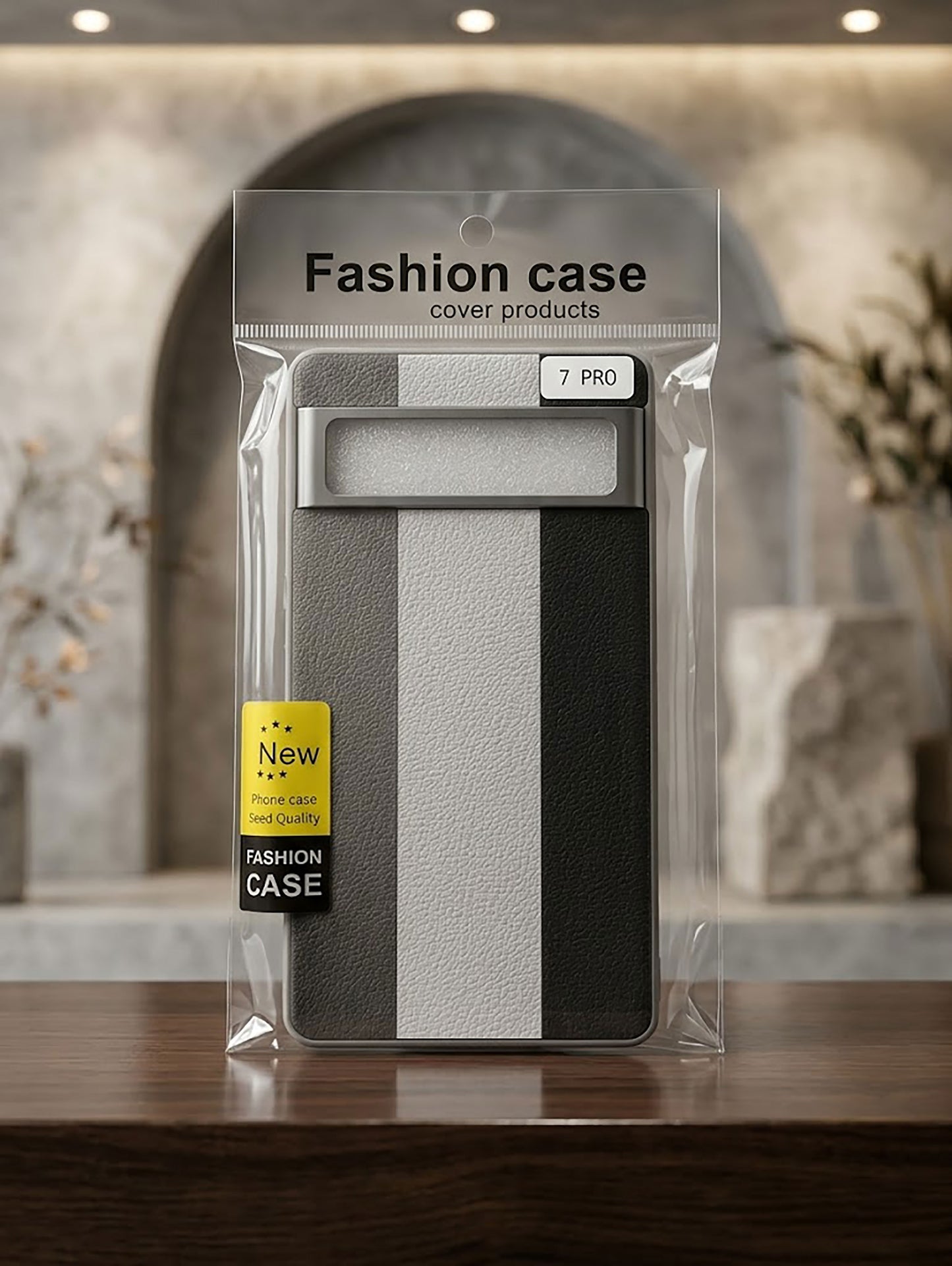 Google Pixel 6a & 7 Pro Signature Leather Wallet Case – Puloka Edition Slim Card Holder & Military-Grade Shockproof Cover