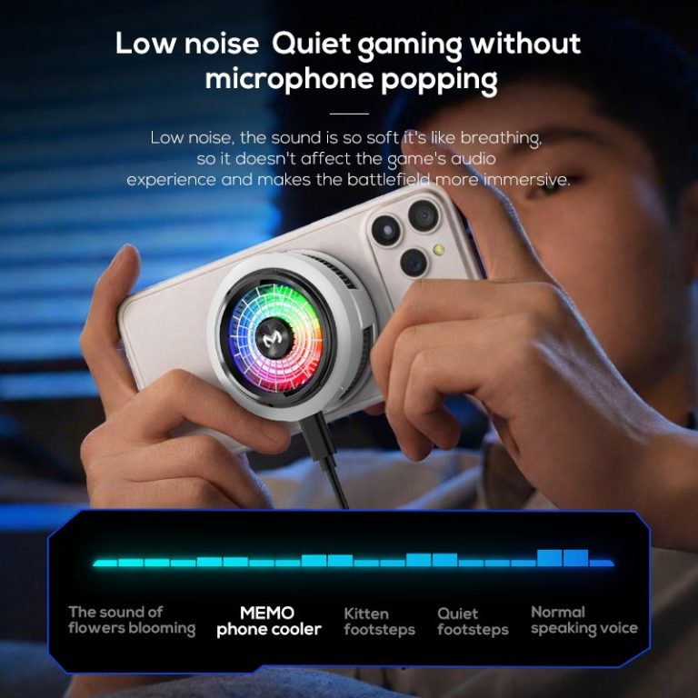MEMO Magnetic Phone Cooler Fan [CX08 / CX16 / CX20] – High-Performance Semiconductor Radiator for Gaming
