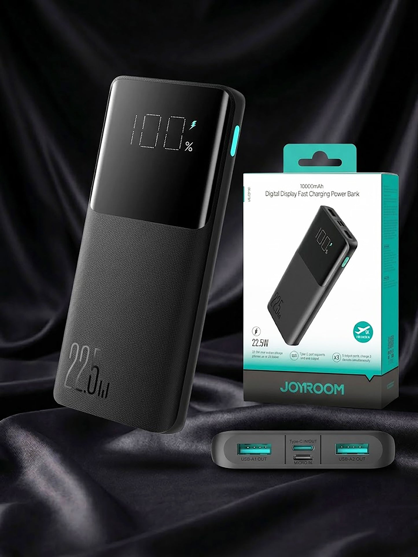 Premium Fast Charging Power Bank Collection | 10000mAh to 30000mAh High-Capacity Portable Chargers with Digital Display