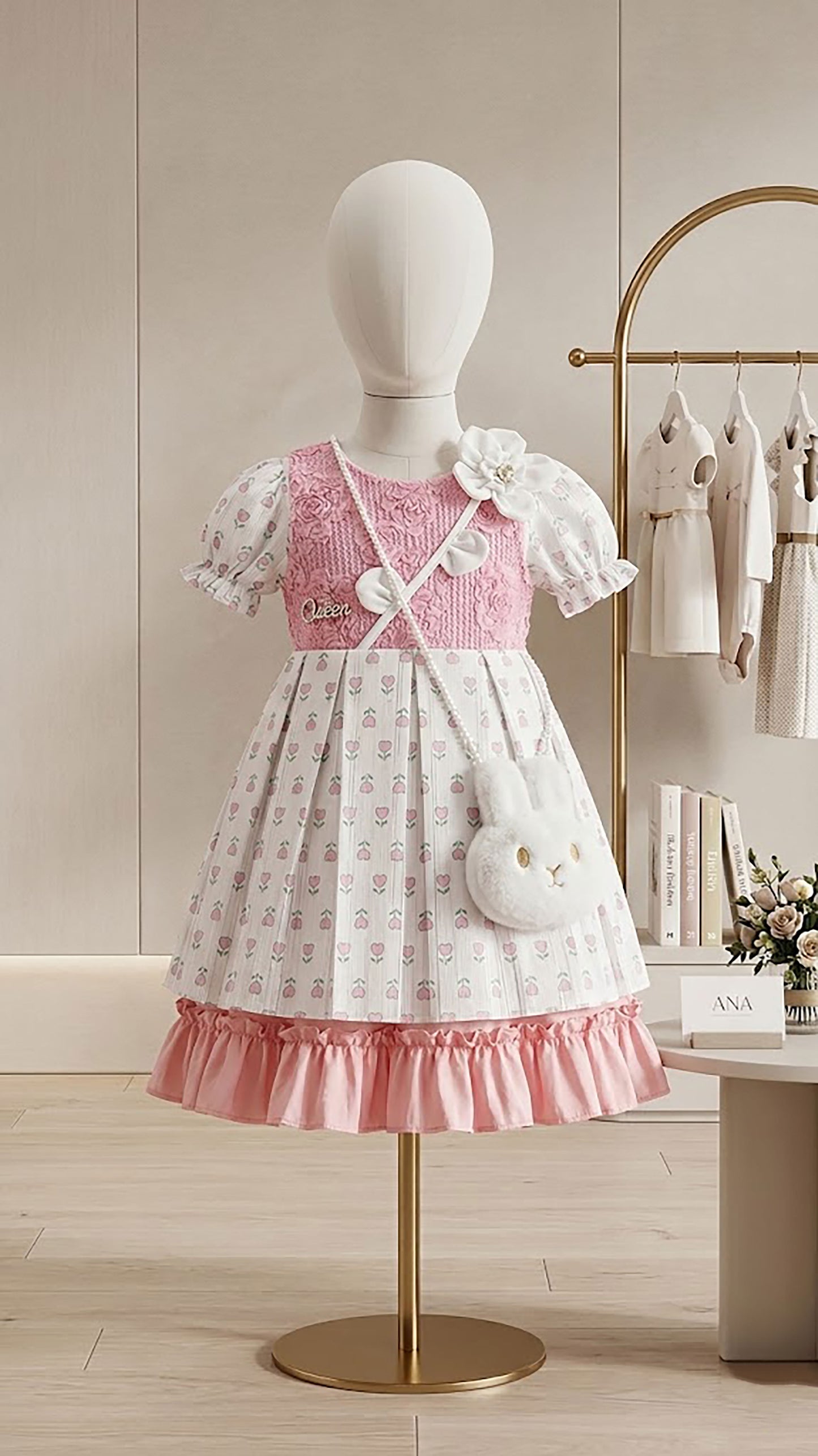 Premium Kids Girls Luxury Boutique Collection – Elegant Party Wear Frocks, Designer Festive Dresses & Trendy Co-Ord Sets