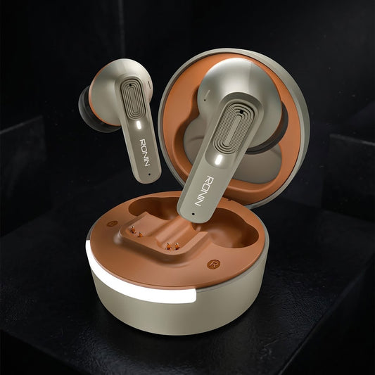 Ronin Wireless Earbuds Series – Warrior (Transparent Gaming) & Mellow (ANC Noise Cancelling) Pods