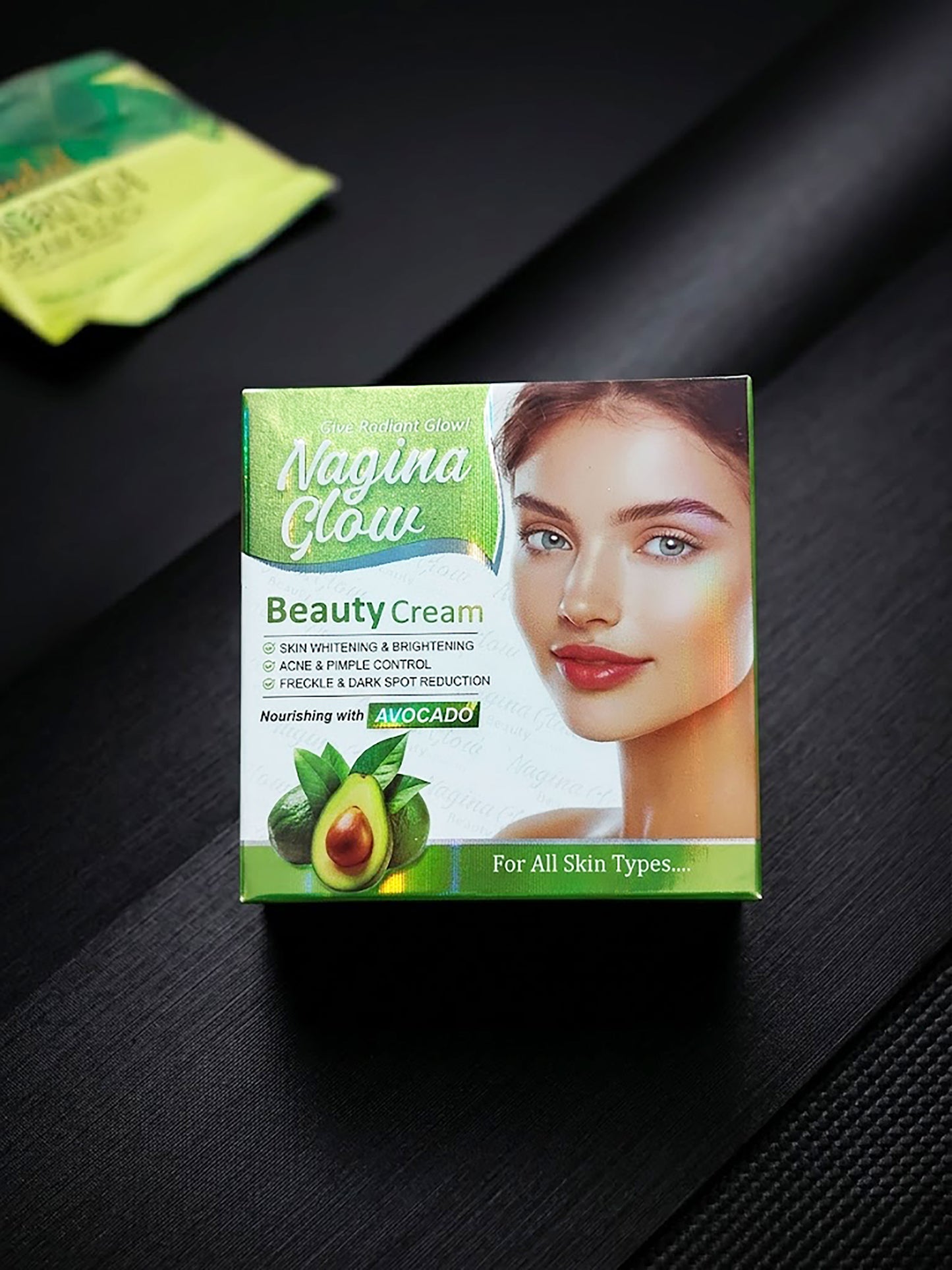 Premium Skin Whitening & Brightening Cream Collection | Nagina Glow Avocado & Host Beauty Cream | Sandal Goat Milk Face Wash | Anti-Acne, Dark Spot & Glow Combo Set