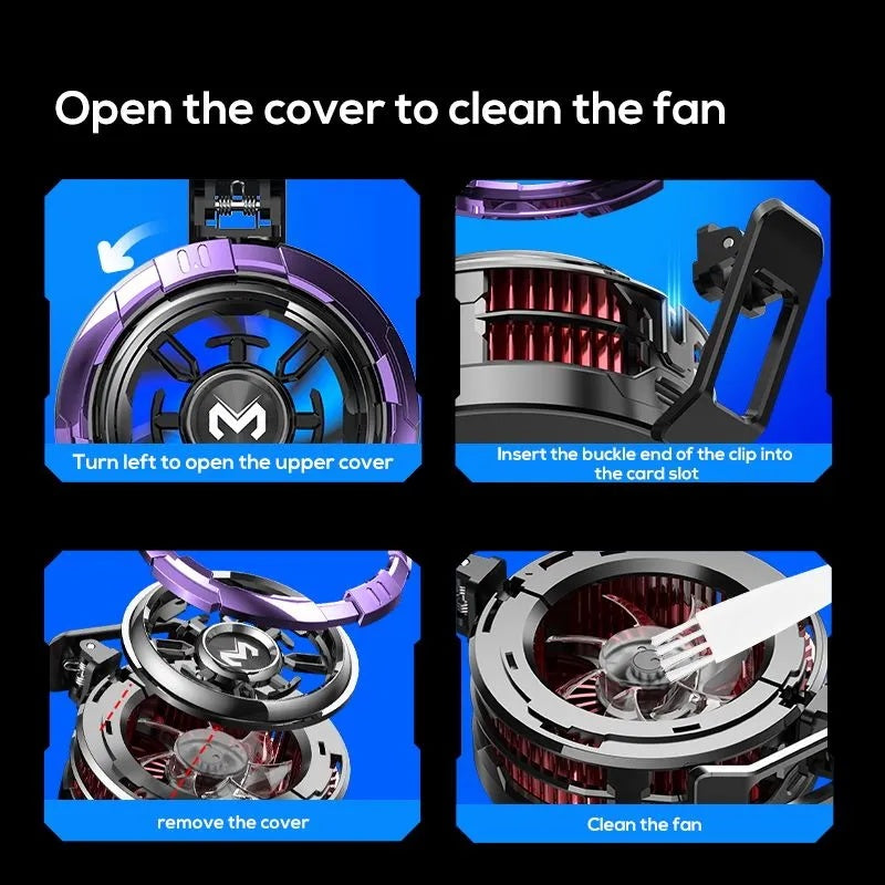 MEMO Magnetic Phone Cooler Fan [CX08 / CX16 / CX20] – High-Performance Semiconductor Radiator for Gaming