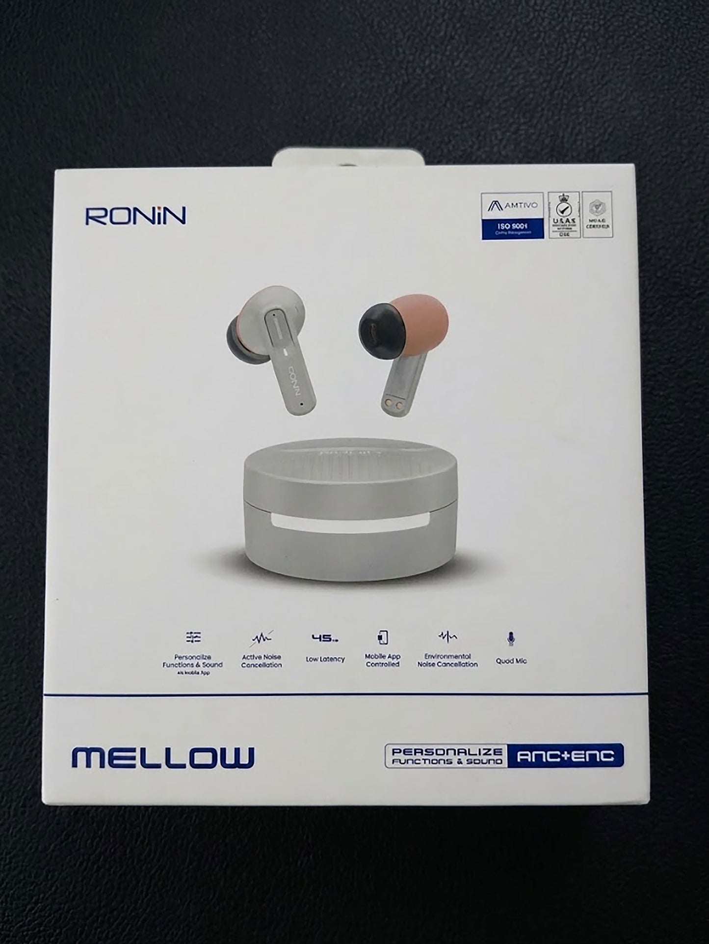 Ronin Wireless Earbuds Series – Warrior (Transparent Gaming) & Mellow (ANC Noise Cancelling) Pods