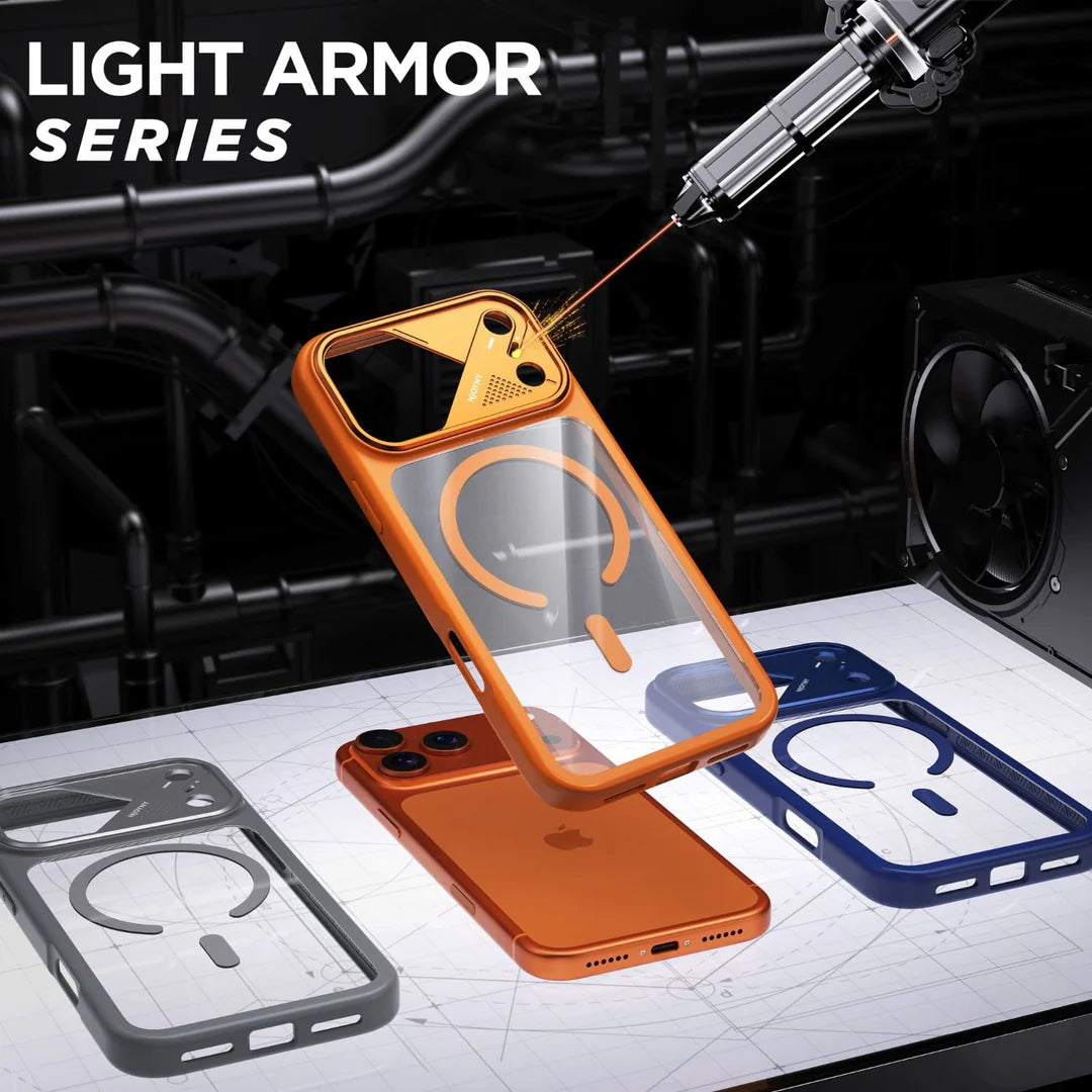 iPhone 17 Pro Max Light Armor Case | Magnetic MagSafe & Military-Grade Drop Protection