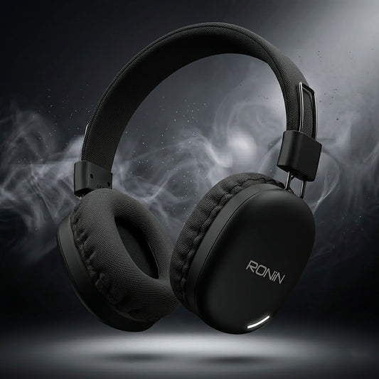 Ronin Momentum Wireless Over-Ear Headphones | Deep Bass & 10-Hour Playtime