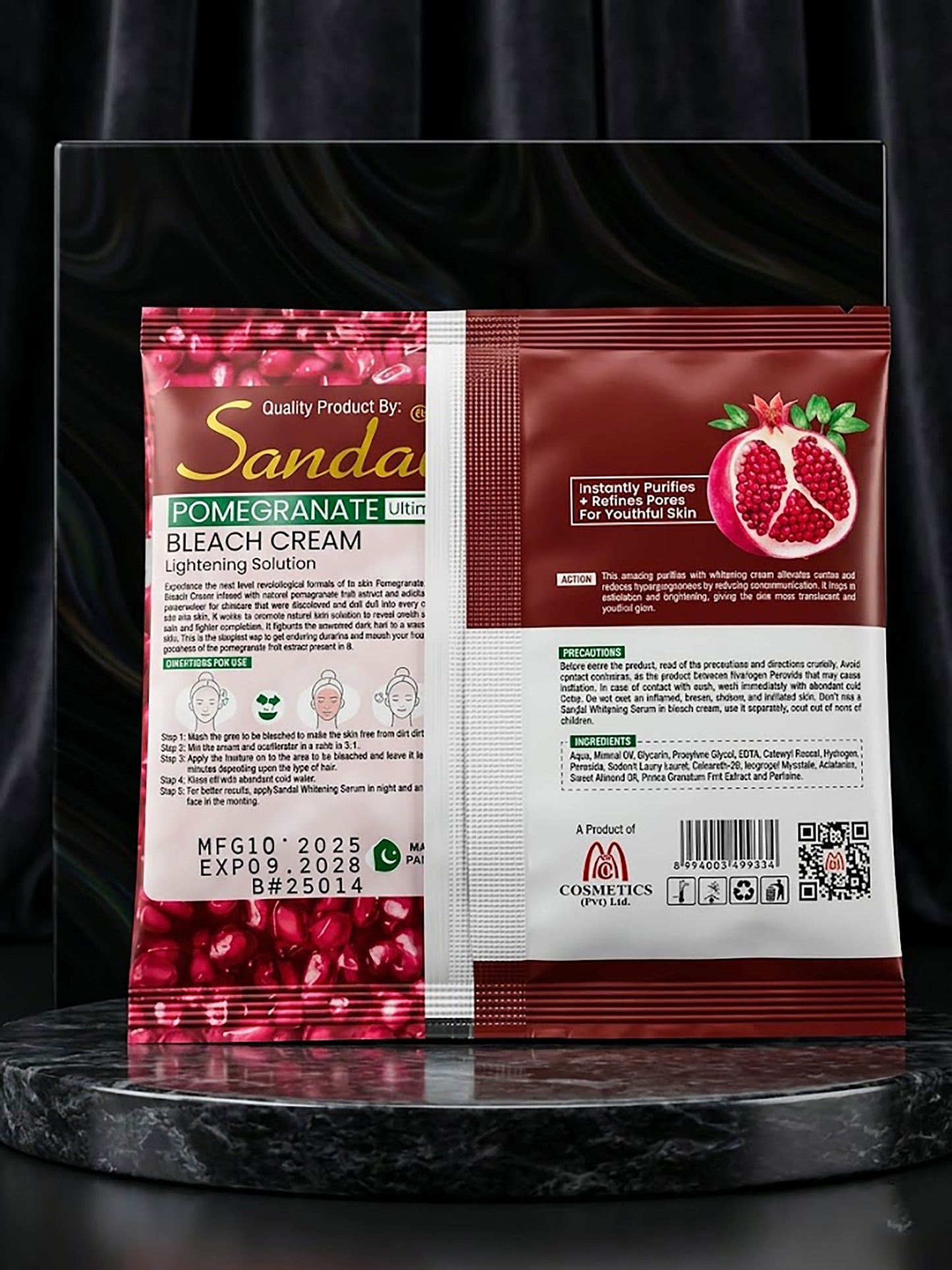 Sandal & Rivaj Instant Glow Cream Bleach – Skin Lightening & Purifying Solution