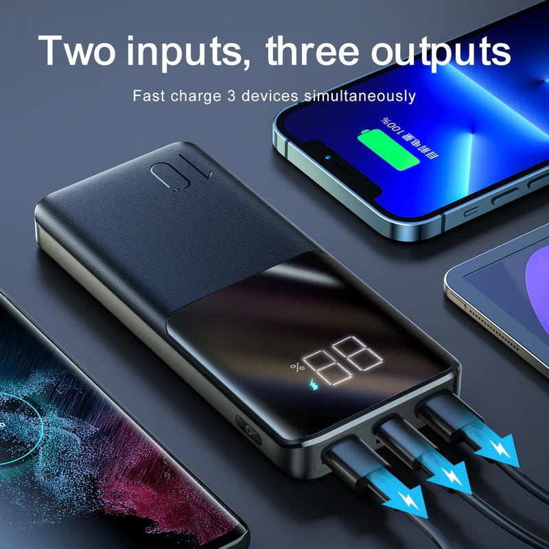 Premium Fast Charging Power Bank Collection | 10000mAh to 30000mAh High-Capacity Portable Chargers with Digital Display