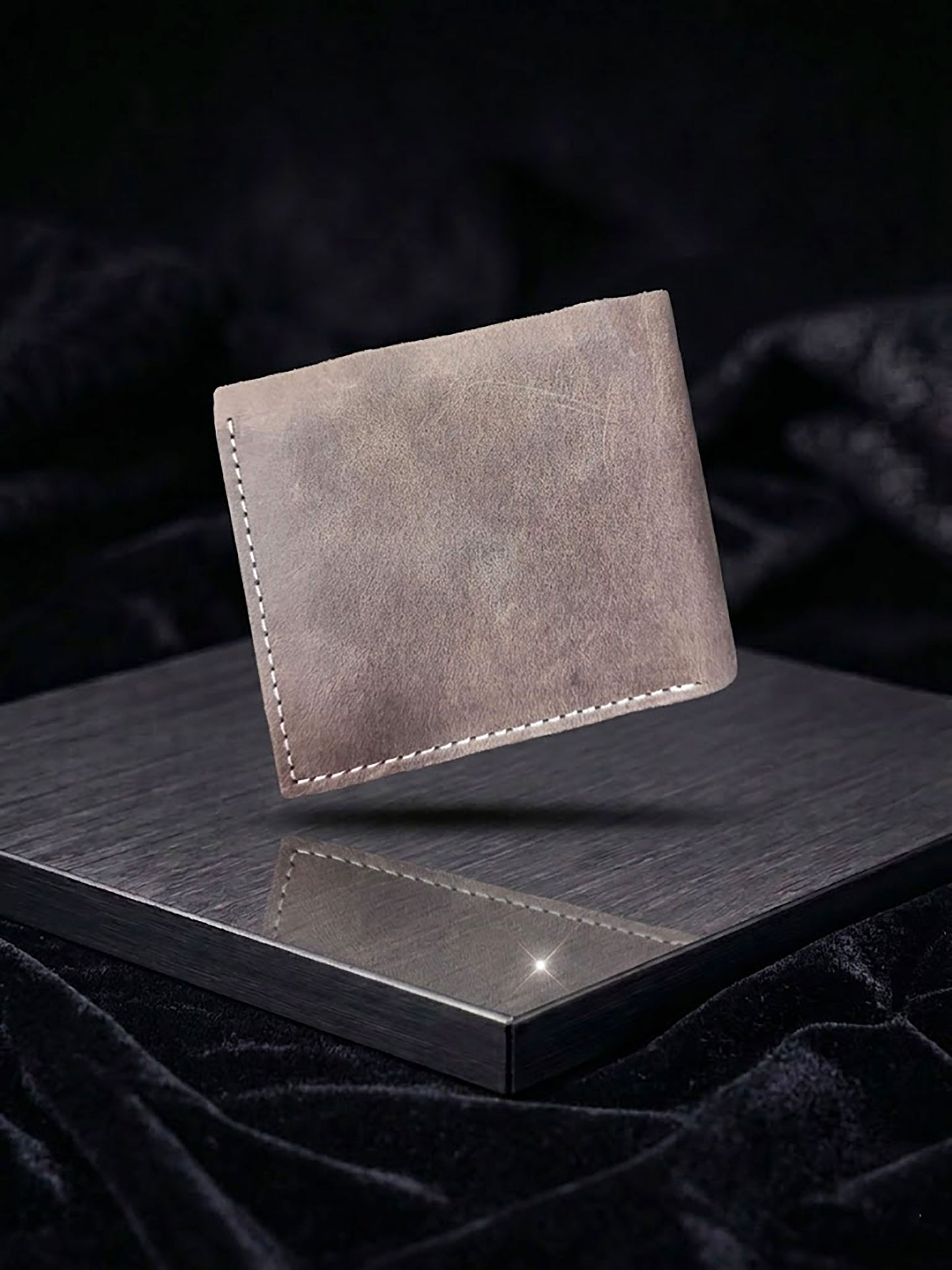 Handcrafted Genuine Leather Bifold Wallet for Men | Slim Minimalist Pocket Purse