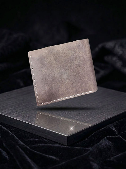 Handcrafted Genuine Leather Bifold Wallet for Men | Slim Minimalist Pocket Purse