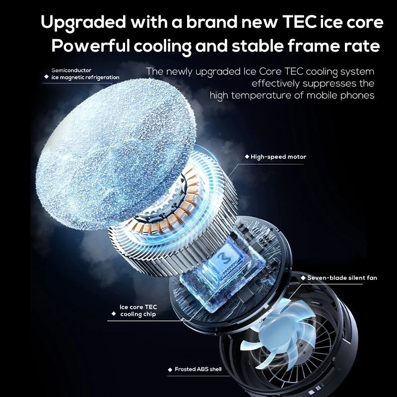 MEMO Magnetic Phone Cooler Fan [CX08 / CX16 / CX20] – High-Performance Semiconductor Radiator for Gaming
