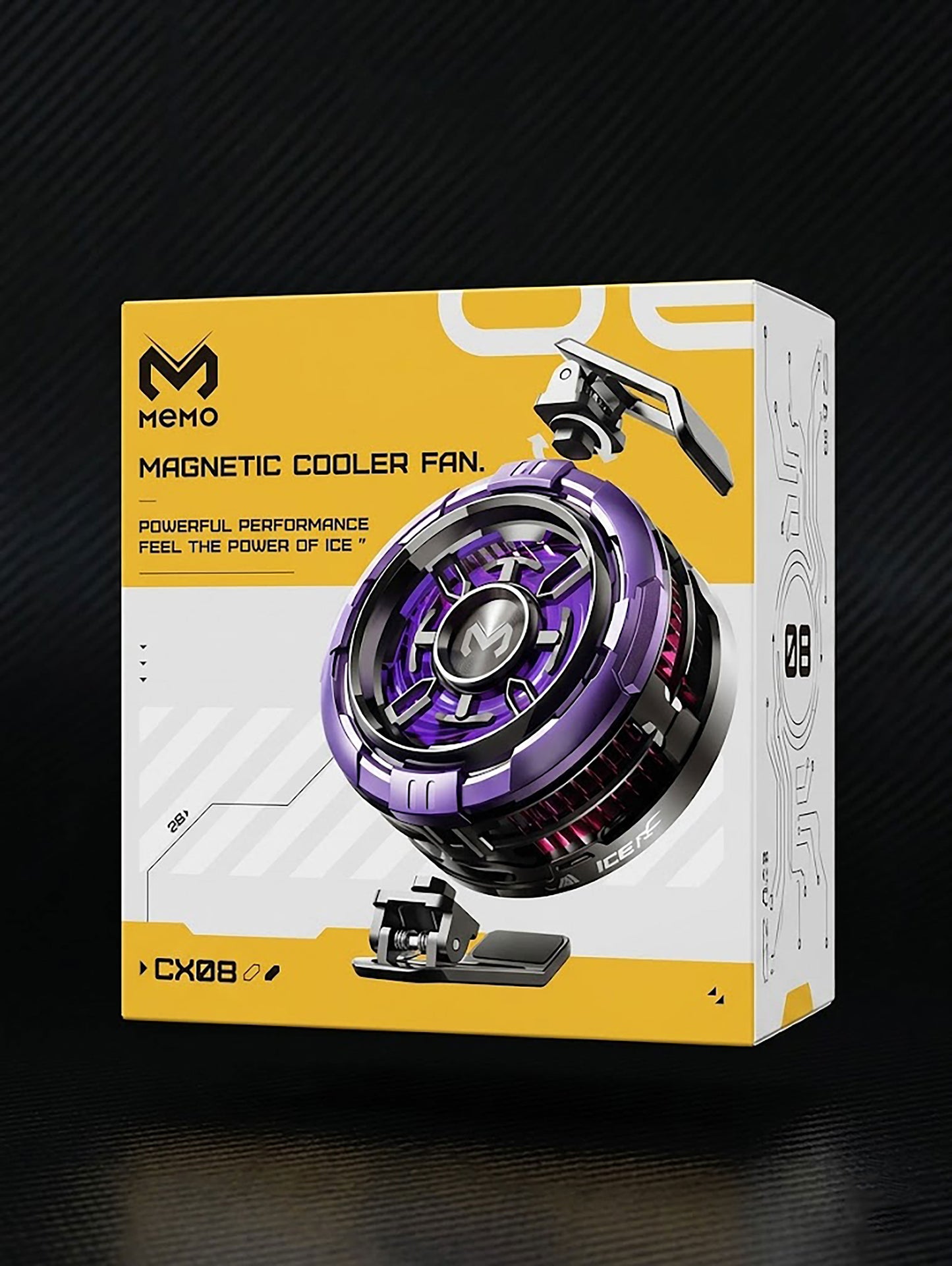 MEMO Magnetic Phone Cooler Fan [CX08 / CX16 / CX20] – High-Performance Semiconductor Radiator for Gaming