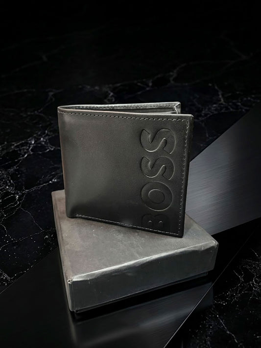 Men's Genuine Leather Bifold Wallet - Luxury Fashion Embossed
