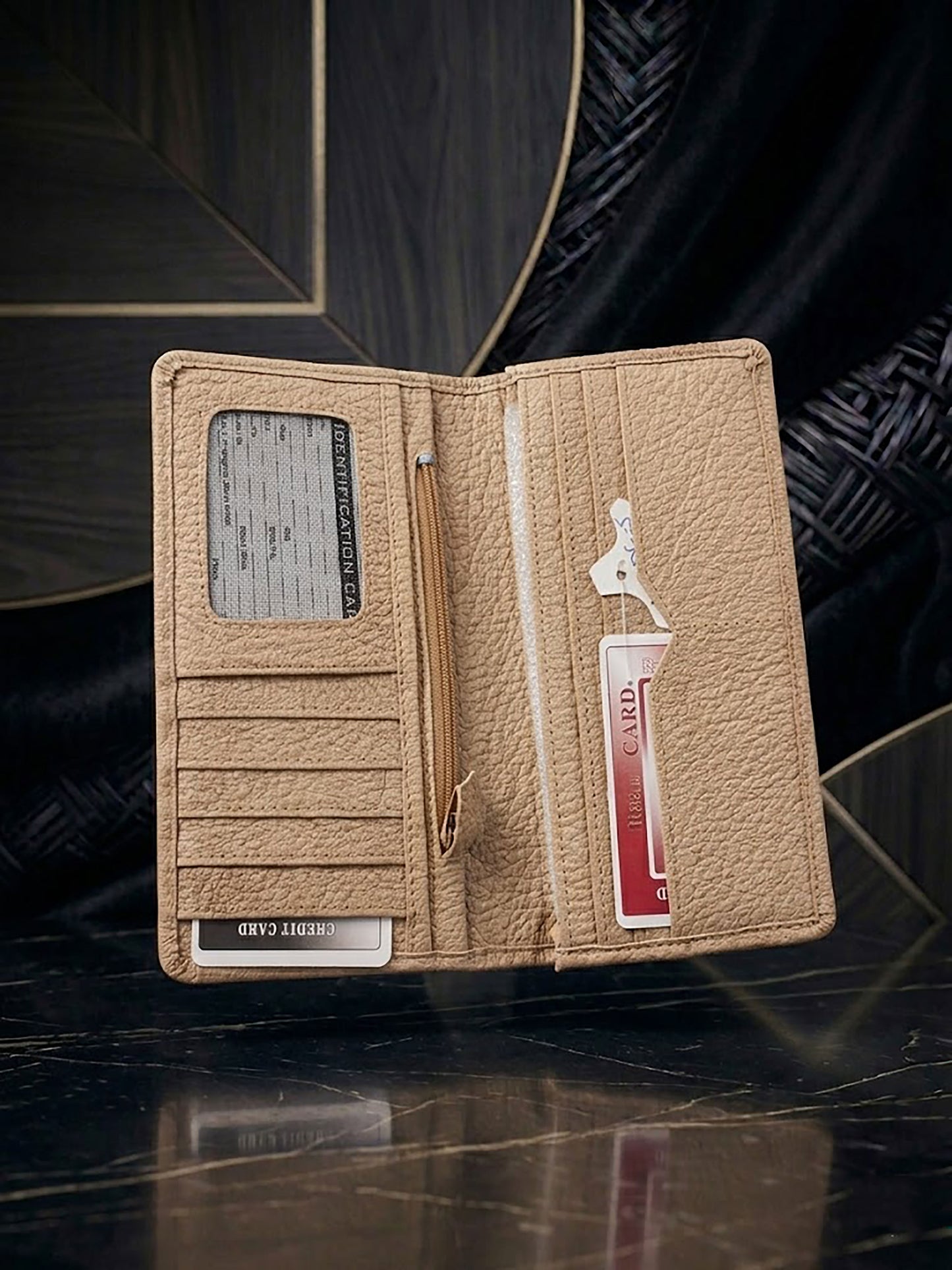 Handcrafted Genuine Leather Long Wallet & Card Holder – Slim Travel Clutch & Phone Purse for Men