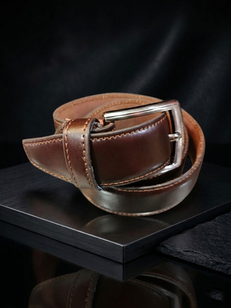 Premium Genuine Leather Belt for Men | Luxury Formal & Casual Men's Belts Collection | Durable Stainless Steel Buckle | Adjustable Stylish Waist Belt