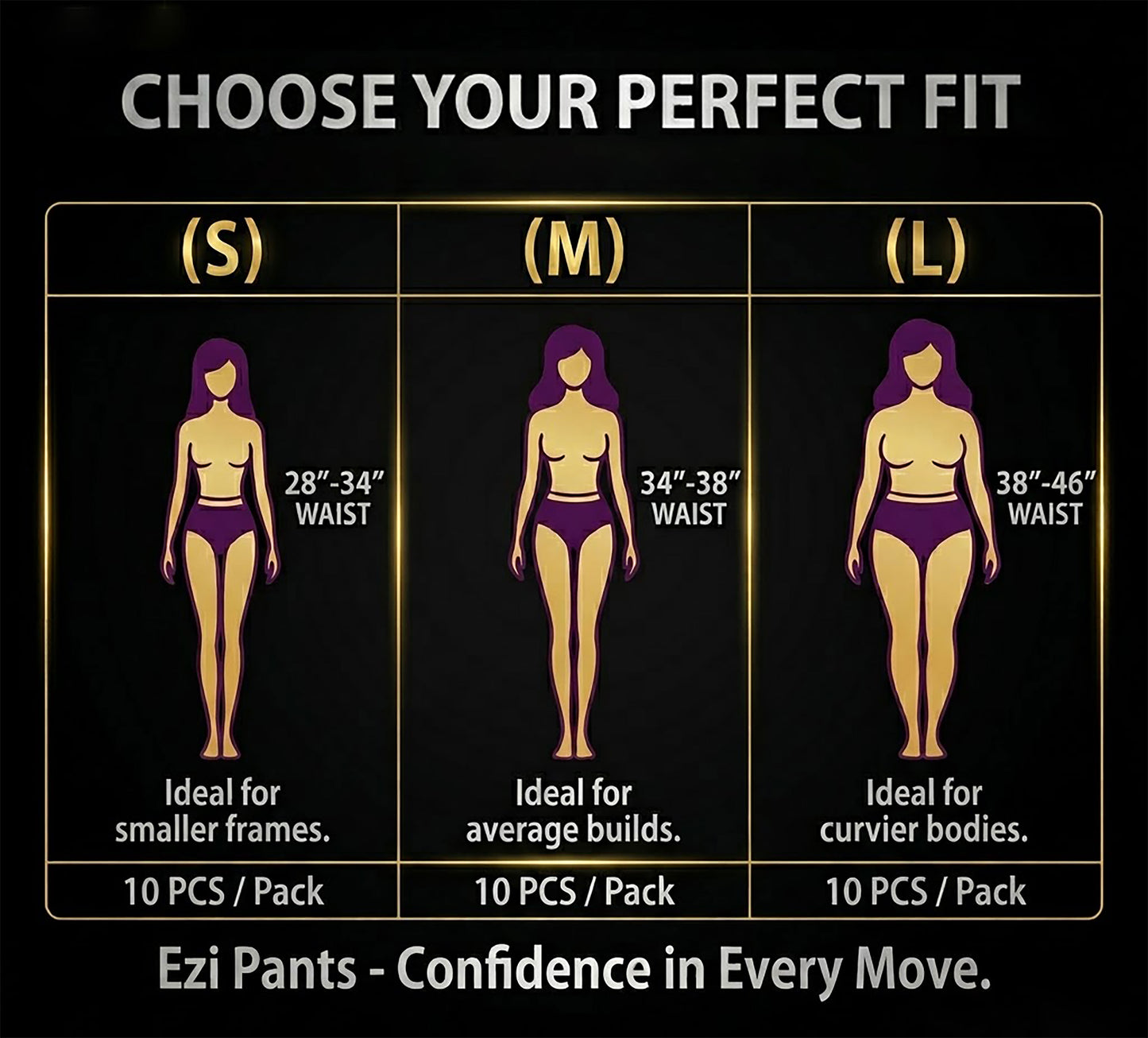 Ezipants Comfort Pads – (All Sizes Available)