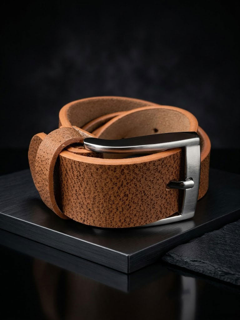 Premium Genuine Leather Belt for Men | Luxury Formal & Casual Men's Belts Collection | Durable Stainless Steel Buckle | Adjustable Stylish Waist Belt